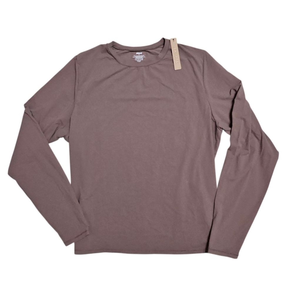 SKIMS Fits Everybody Long Sleeve T-Shirt Umber 3X
